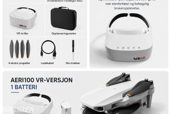 AERI100 VR Pro Drone med VR-briller